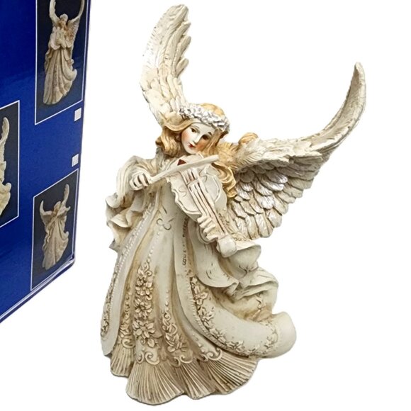 Dicksons Porcelain Angel with Violin: New Old Stock in Original Packaging - Picture 1 of 4